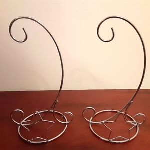 Set of TWO Ornament Stands - Stars